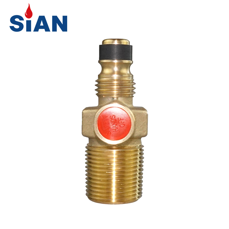 SIAN D16 LPGミニジャンボガスシリンダーバルブ3/4 '' -14 NGTプロパン調理制御タンクバルブ